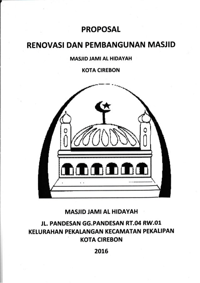 Detail Contoh Proposal Rehab Masjid Nomer 21