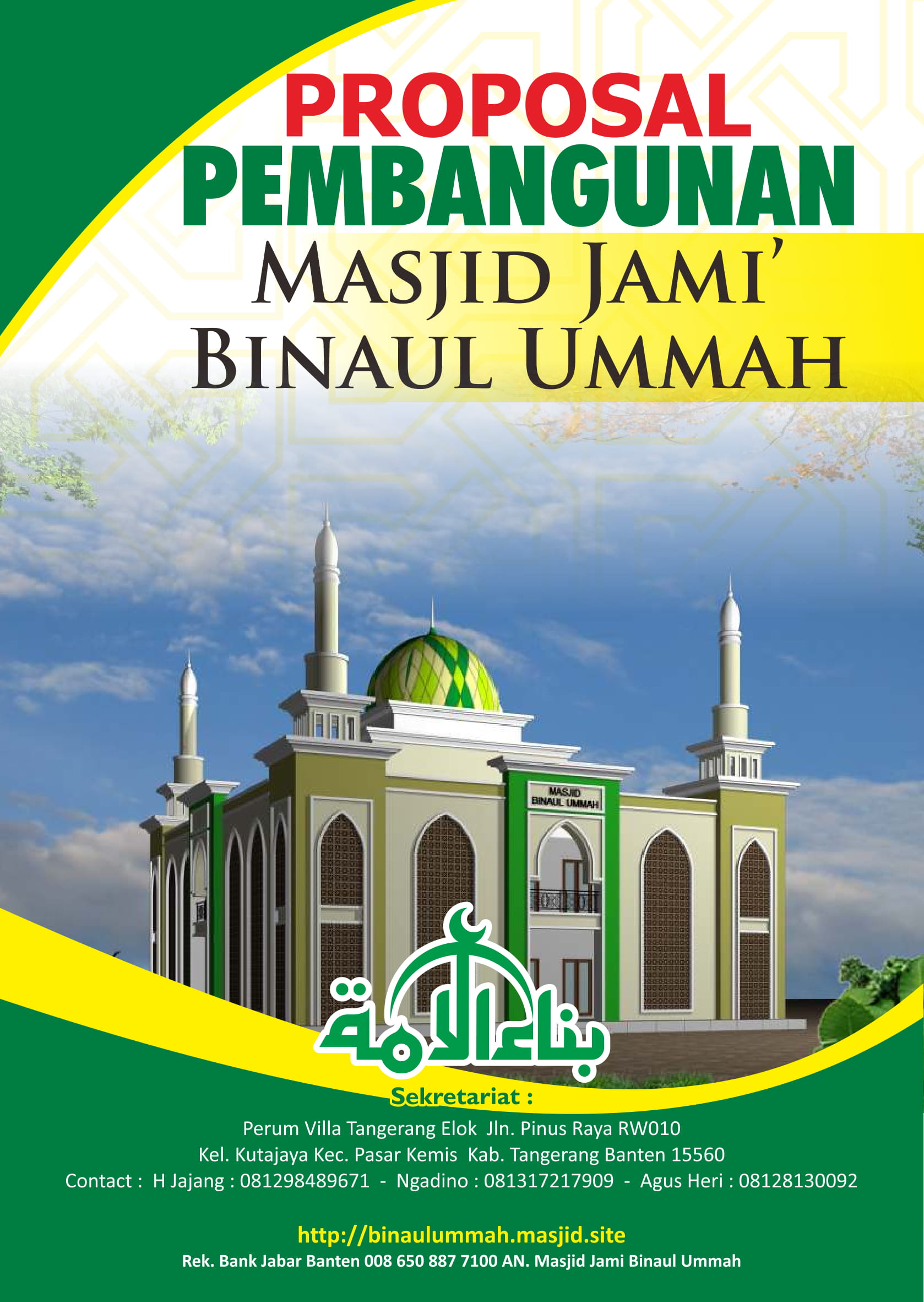 Detail Contoh Proposal Rehab Masjid Nomer 33