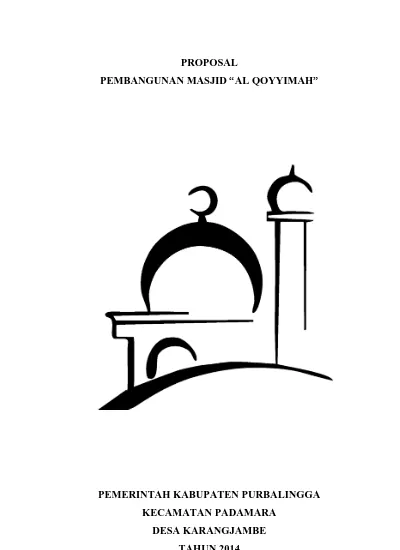 Detail Contoh Proposal Rehab Masjid Nomer 44