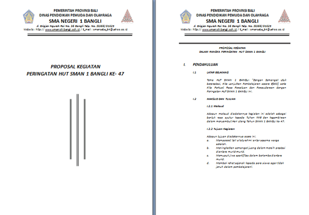 Detail Contoh Proposal Sederhana Nomer 54