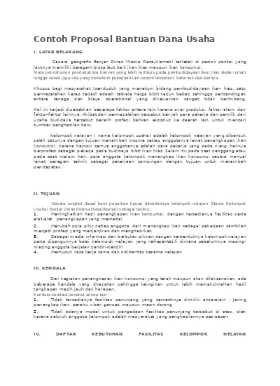Detail Contoh Proposal Sumbangan Nomer 57