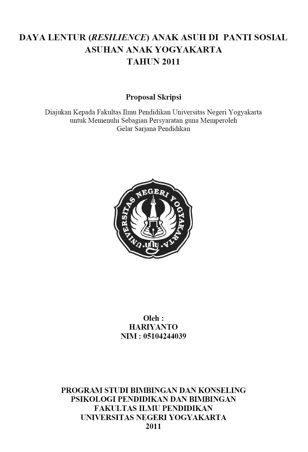 Detail Contoh Proposal Tugas Akhir Nomer 6