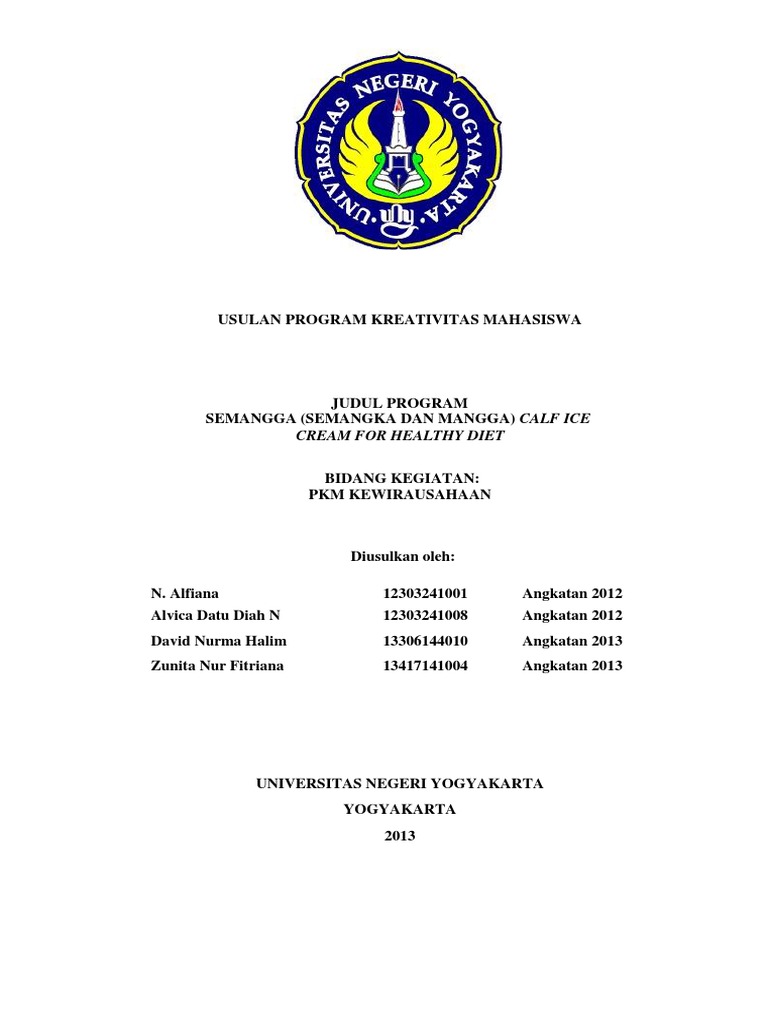 Detail Contoh Proposal Ukm Kewirausahaan Nomer 21