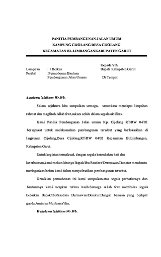 Detail Contoh Proposal Umum Nomer 19