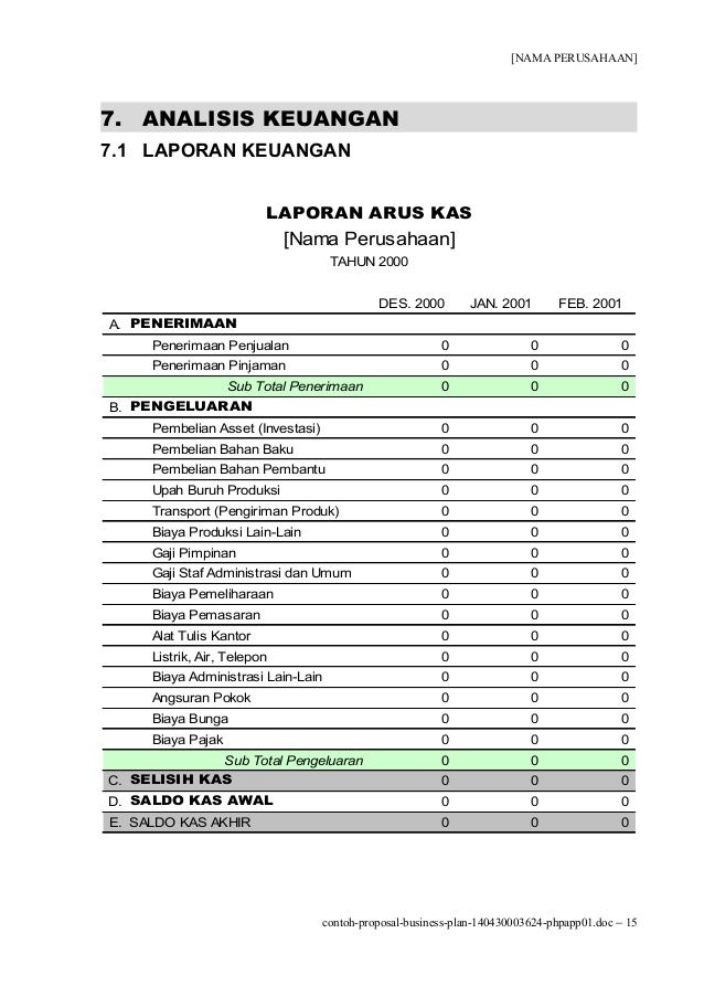 Detail Contoh Proposal Umum Nomer 31