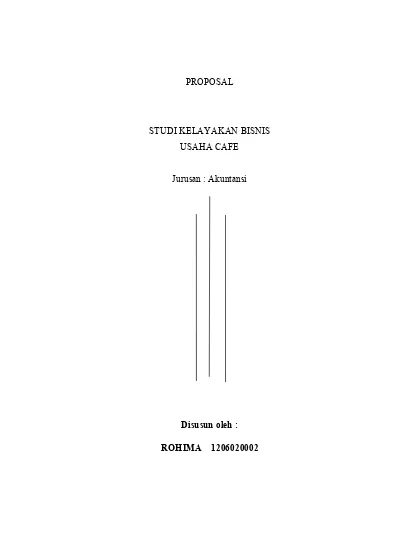 Detail Contoh Proposal Usaha Cafe Nomer 40