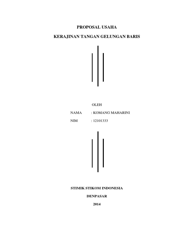 Detail Contoh Proposal Usaha Kerajinan Nomer 11