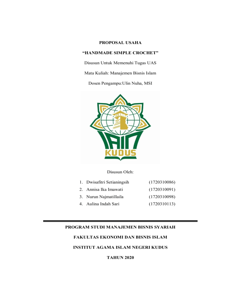 Detail Contoh Proposal Usaha Kerajinan Nomer 18