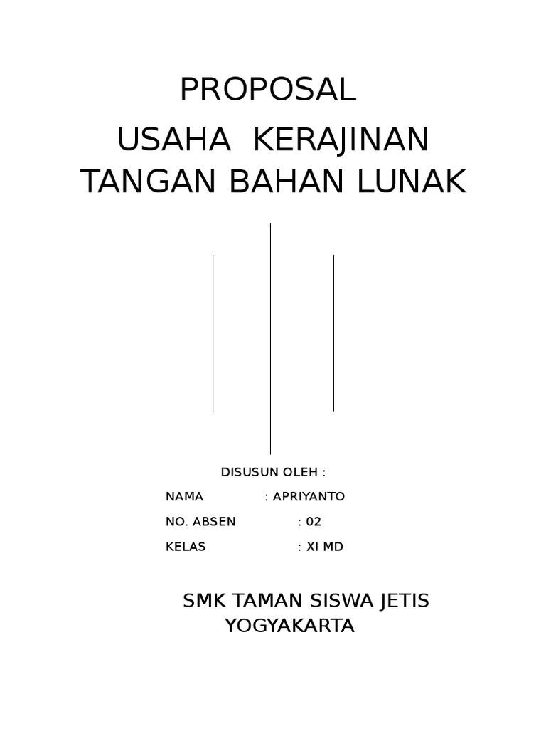 Detail Contoh Proposal Usaha Kerajinan Nomer 24