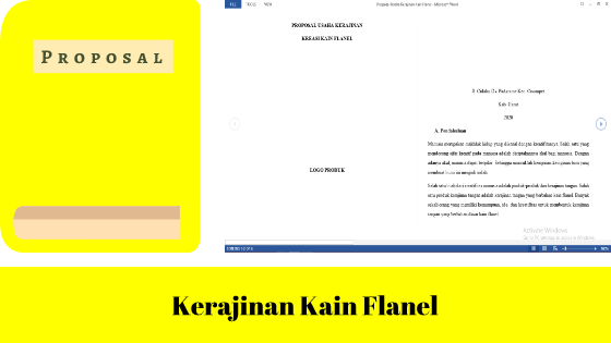 Detail Contoh Proposal Usaha Kerajinan Nomer 40