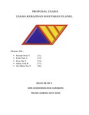 Detail Contoh Proposal Usaha Kerajinan Nomer 55