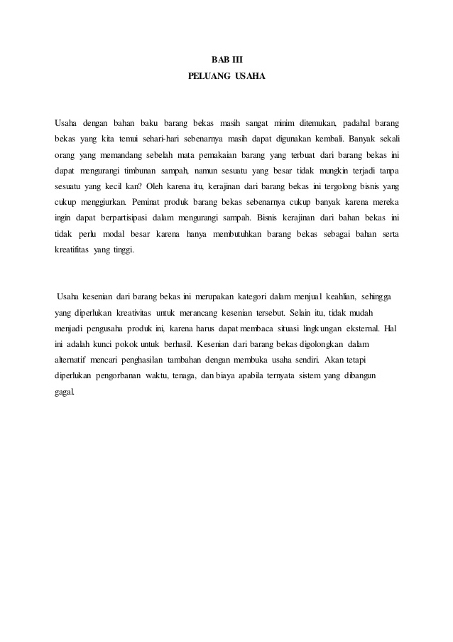 Detail Contoh Proposal Usaha Kerajinan Nomer 10