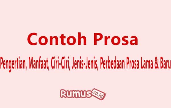 Detail Contoh Prosa Lama Nomer 18