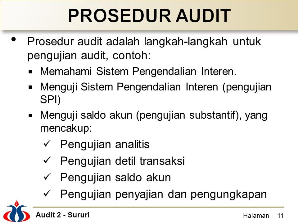 Detail Contoh Prosedur Audit Nomer 13