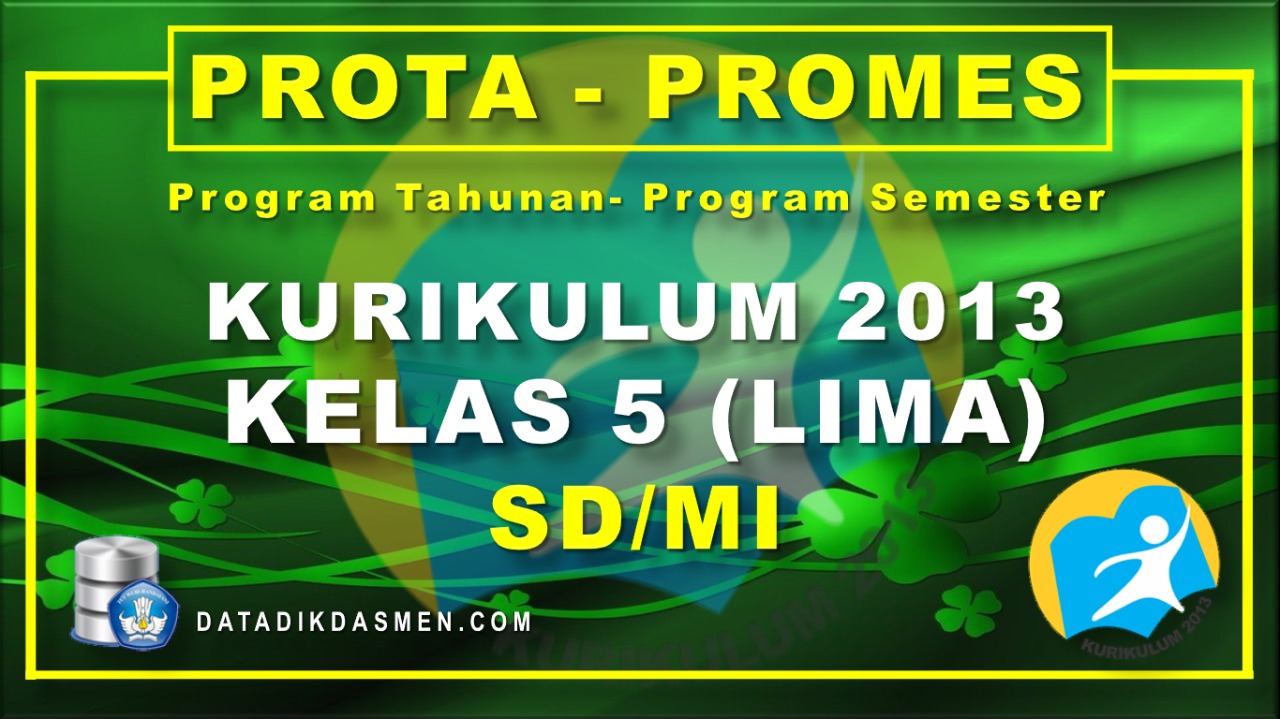 Detail Contoh Prota Dan Promes Sd Kurikulum 2013 Nomer 47