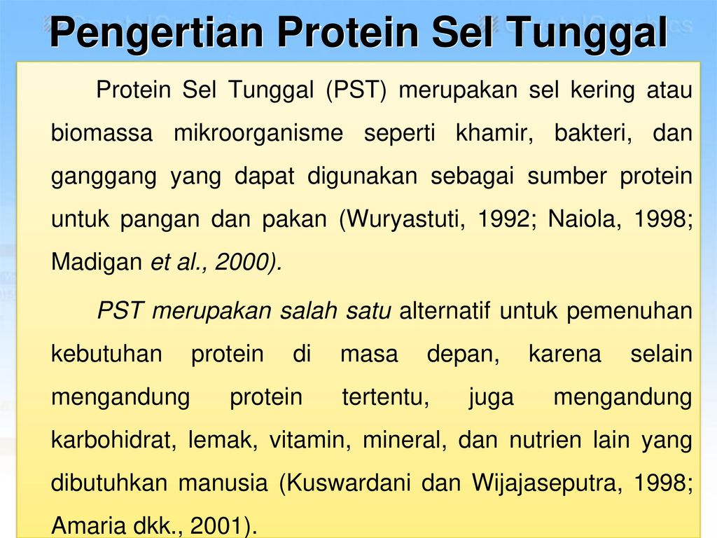 Detail Contoh Protein Sel Tunggal Nomer 5