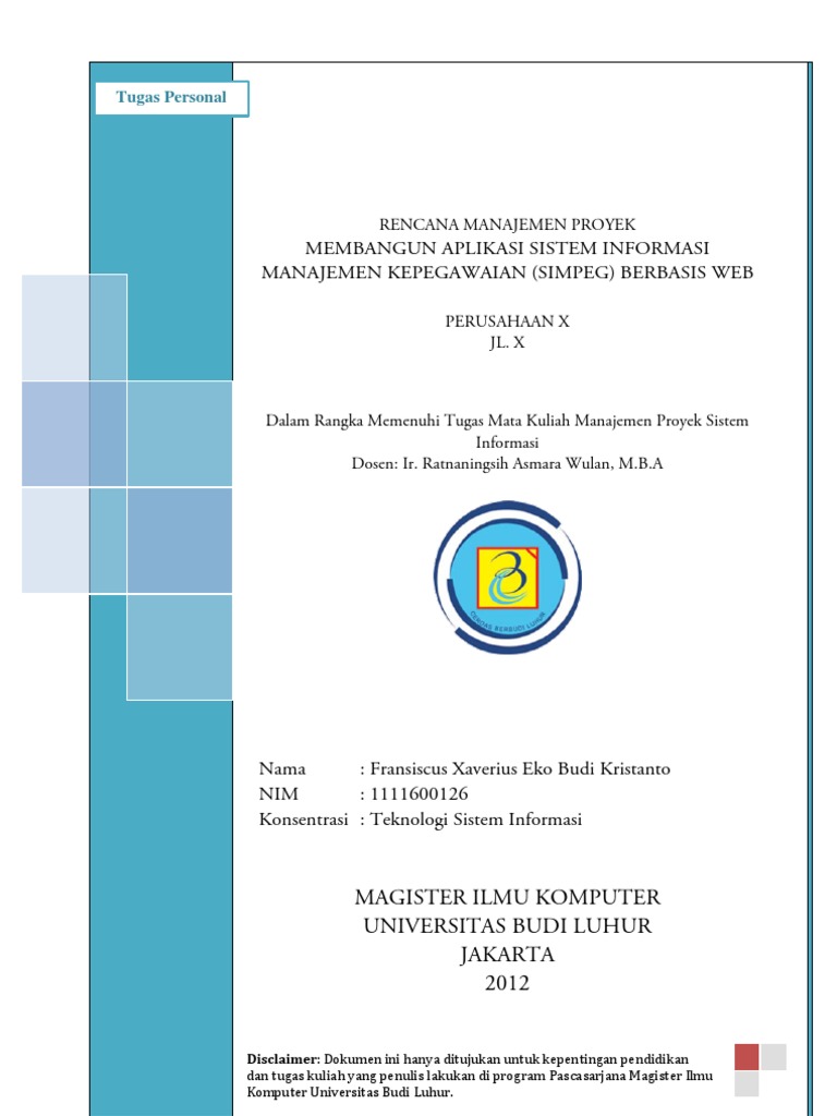 Detail Contoh Proyek Sistem Informasi Nomer 10