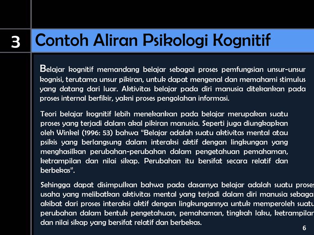 Contoh Psikologi Kognitif - KibrisPDR