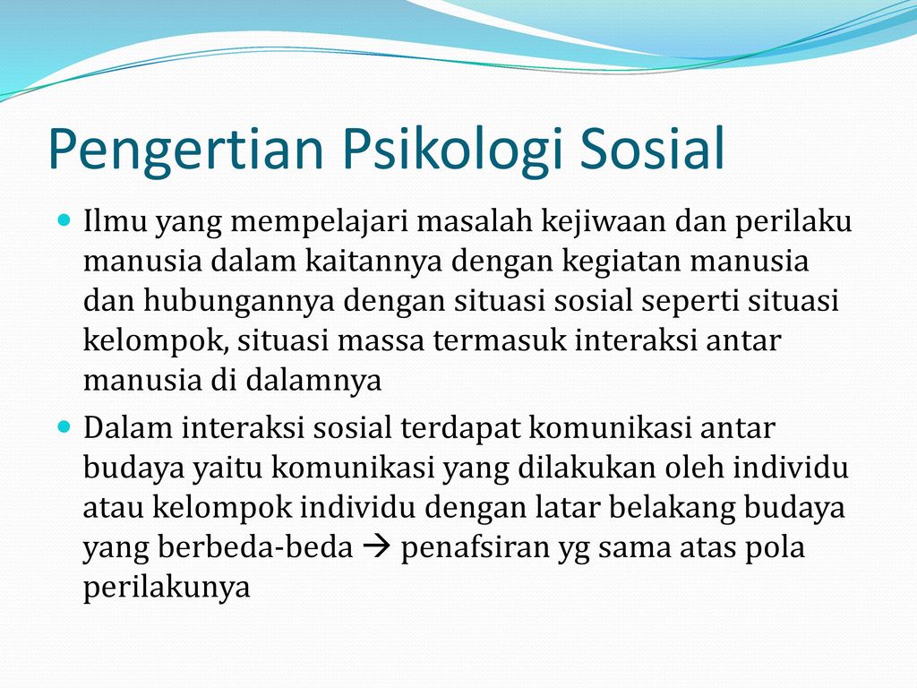 Detail Contoh Psikologi Sosial Nomer 3