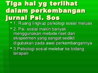 Detail Contoh Psikologi Sosial Nomer 33