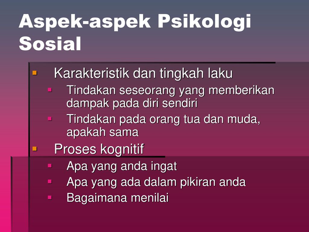 Detail Contoh Psikologi Sosial Nomer 7