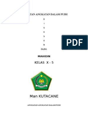 Detail Contoh Puisi Angkatan 60 Nomer 32