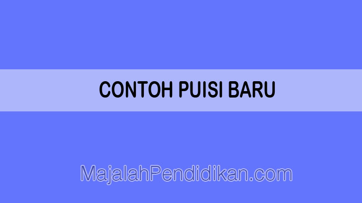 Detail Contoh Puisi Baru Nomer 18