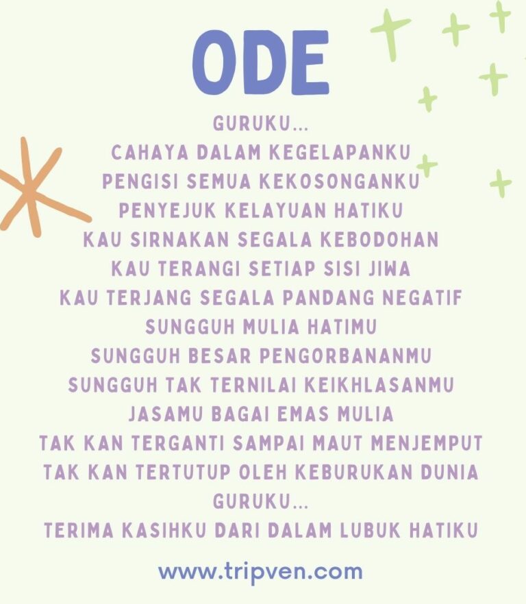 Contoh Puisi Baru Ode - KibrisPDR