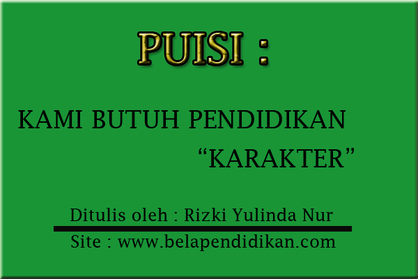 Detail Contoh Puisi Bebas Pendidikan Nomer 56