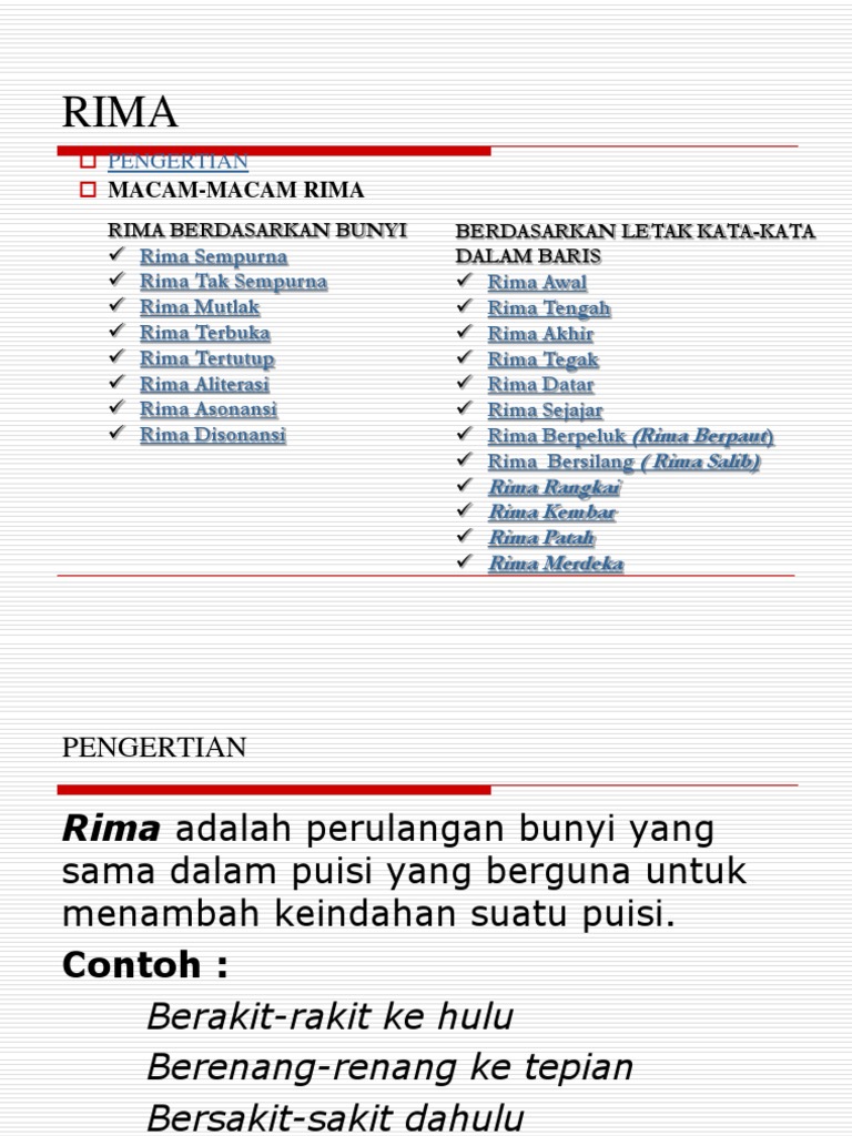 Detail Contoh Puisi Berima Nomer 22