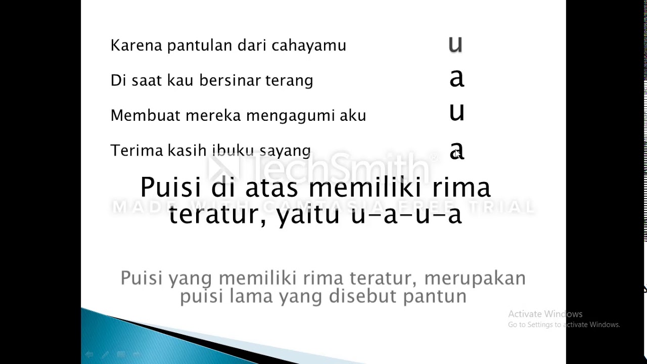 Detail Contoh Puisi Berima Nomer 10