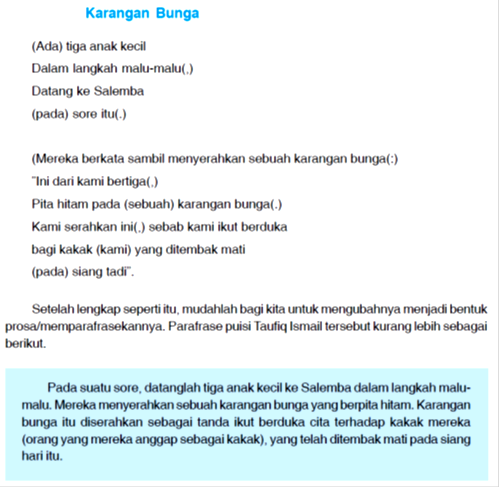 Detail Contoh Puisi Dan Prosa Nomer 14