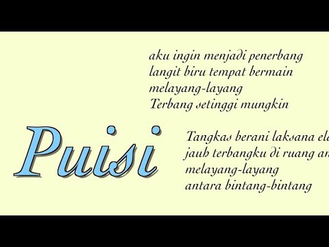 Detail Contoh Puisi Dengan Tema Pendidikan Nomer 31