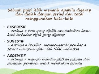 Detail Contoh Puisi Ekspresif Nomer 27