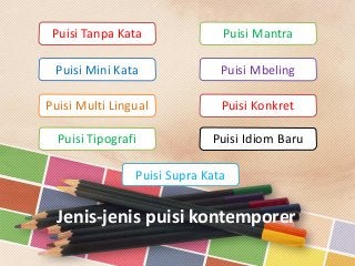 Detail Contoh Puisi Kontemporer Tipografi Nomer 40