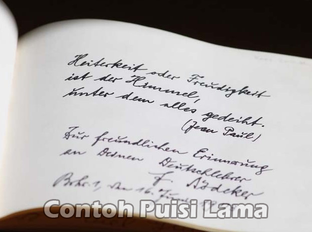 Detail Contoh Puisi Lama Pantun Nomer 8