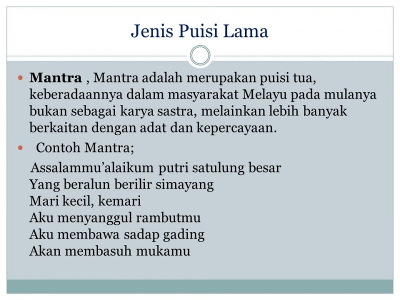 Detail Contoh Puisi Mantra Nomer 33