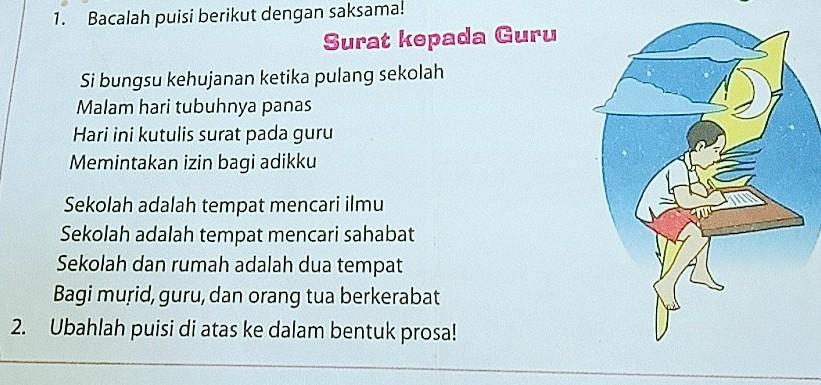 Detail Contoh Puisi Menjadi Prosa Nomer 19