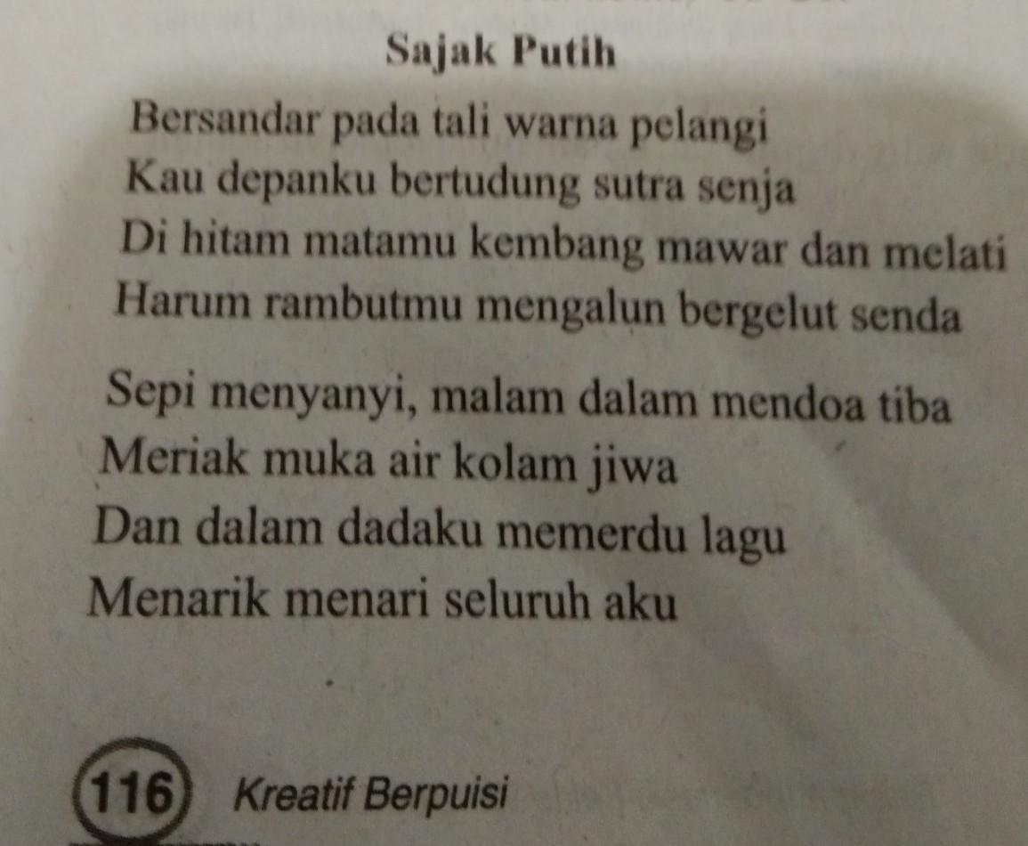 Detail Contoh Puisi Metafora Nomer 6