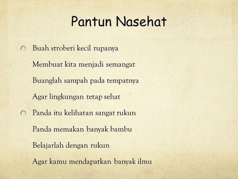 Detail Contoh Puisi Nasehat Anak Nomer 5