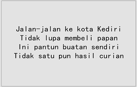 Detail Contoh Puisi Pantun Nomer 4