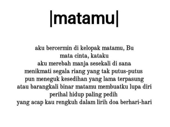 Detail Contoh Puisi Pendek Tentang Ibu Nomer 42