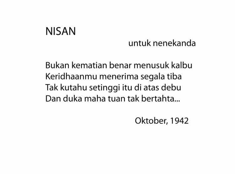 Detail Contoh Puisi Pendek Tentang Kematian Nomer 18