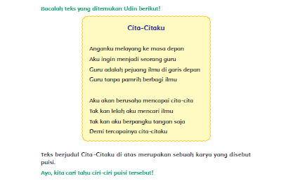 Detail Contoh Puisi Tema Cita Cita Nomer 10