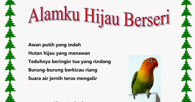 Detail Contoh Puisi Tentang Alam Indonesia Nomer 26