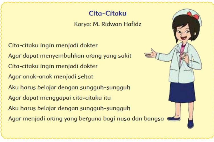 Contoh Puisi Tentang Cita Citaku - KibrisPDR