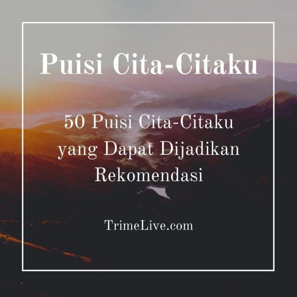 Detail Contoh Puisi Tentang Cita Citaku Nomer 4