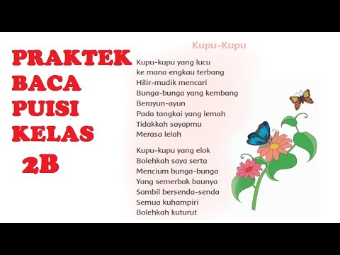 Detail Contoh Puisi Tentang Kupu Kupu Nomer 5