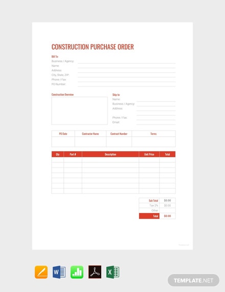 Detail Contoh Purchase Order Form Nomer 46