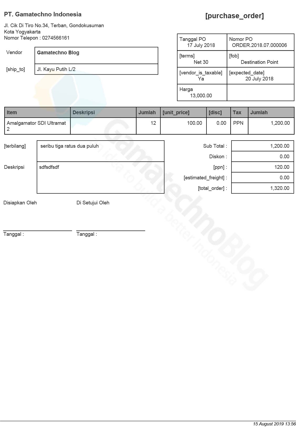 Detail Contoh Purchase Requisition Nomer 16